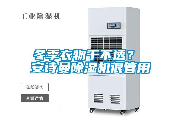 冬季衣物干不透？ 安詩曼除濕機很管用