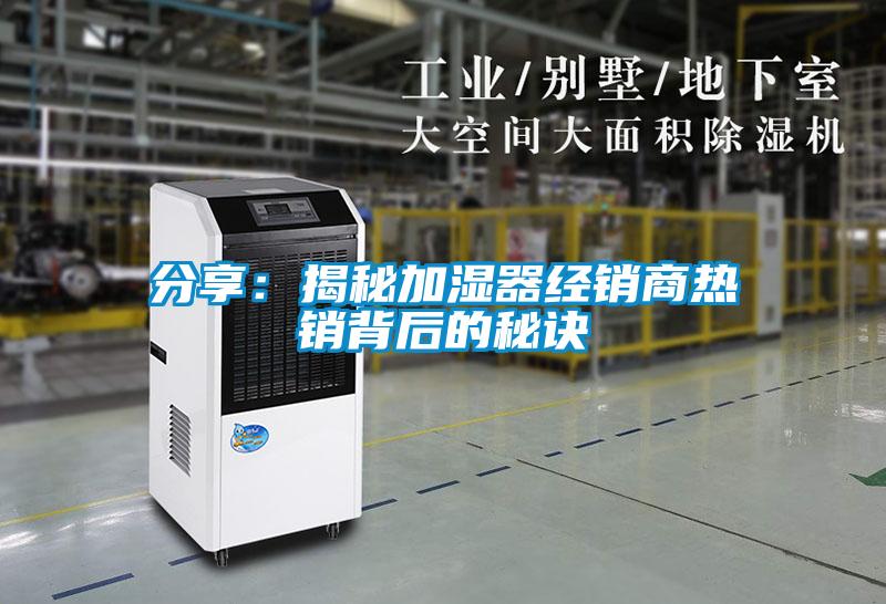 分享：揭秘加濕器經(jīng)銷(xiāo)商熱銷(xiāo)背后的秘訣