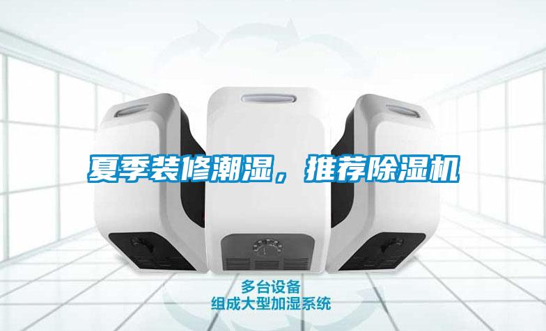夏季裝修潮濕，推薦除濕機