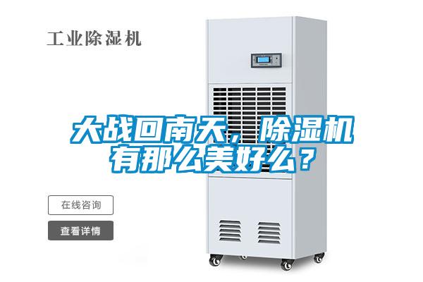 大戰回南天，除濕機有那么美好么？