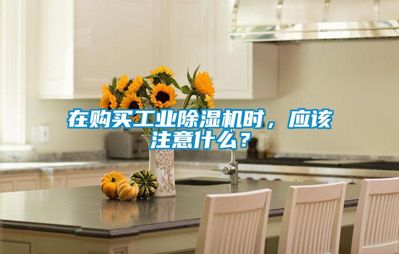 在購買工業(yè)除濕機時，應(yīng)該注意什么？