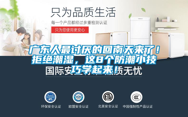 廣東人最討厭的回南天來了！拒絕潮濕，這8個防潮小技巧學起來！
