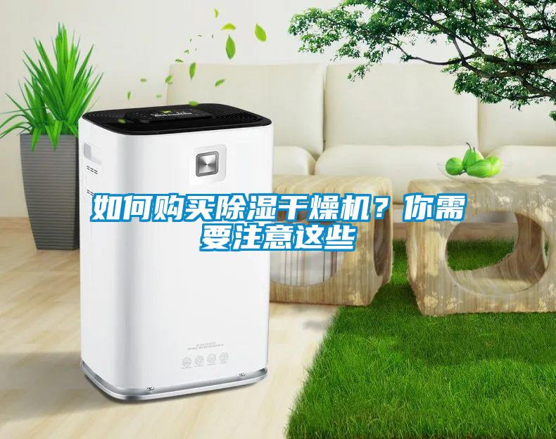 如何購買除濕干燥機(jī)？你需要注意這些