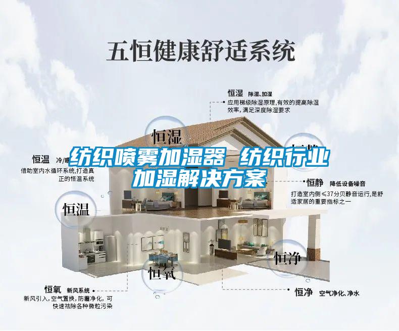 紡織噴霧加濕器 紡織行業加濕解決方案