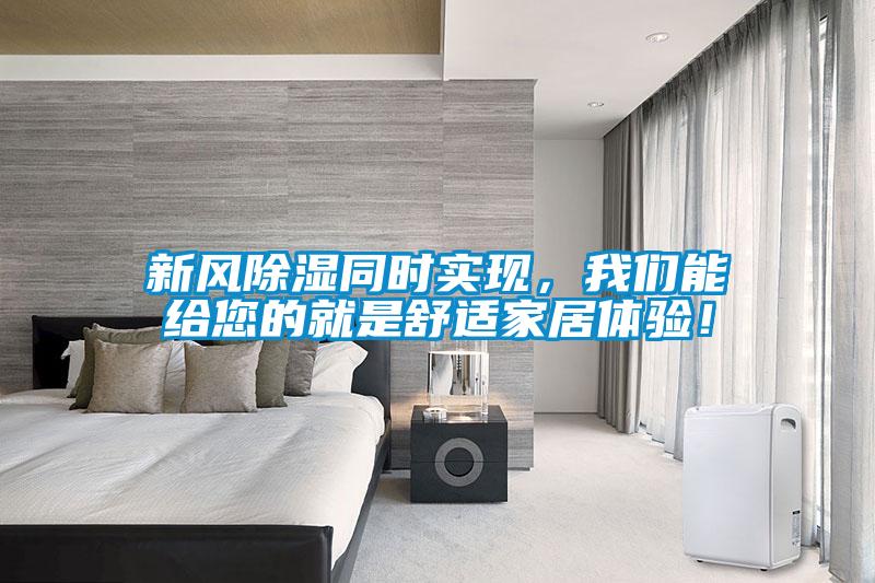 新風(fēng)除濕同時(shí)實(shí)現(xiàn)，我們能給您的就是舒適家居體驗(yàn)！