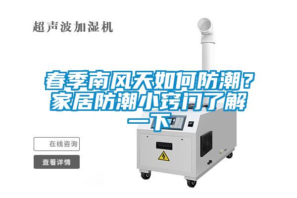 春季南風天如何防潮？家居防潮小竅門了解一下