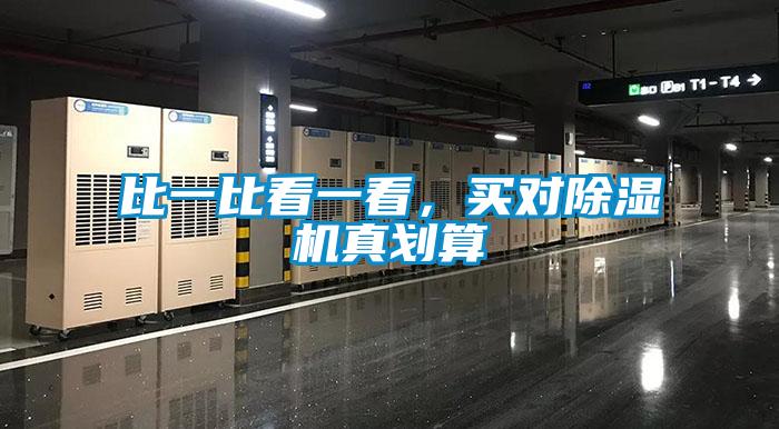 比一比看一看，買對除濕機真劃算