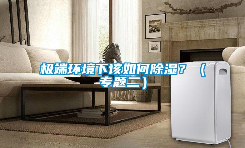 極端環境下該如何除濕？（專題二）