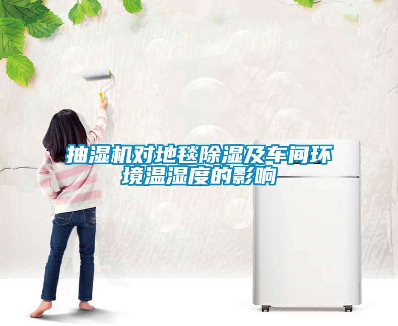 抽濕機對地毯除濕及車間環境溫濕度的影響