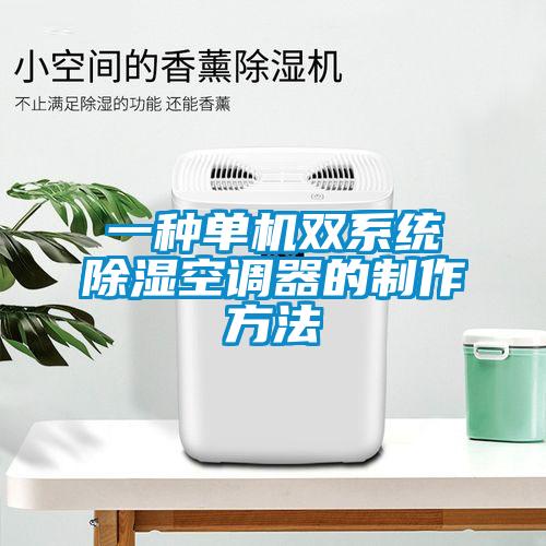 一種單機雙系統除濕空調器的制作方法