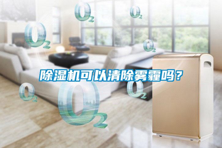 除濕機可以清除霧霾嗎？