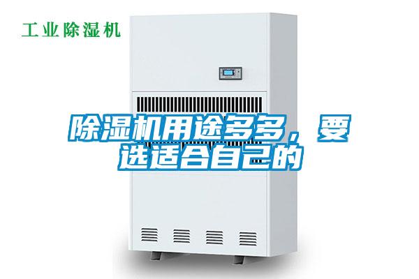 除濕機(jī)用途多多,要選適合自己的