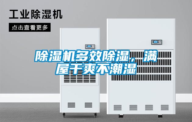 除濕機多效除濕，滿屋干爽不潮濕
