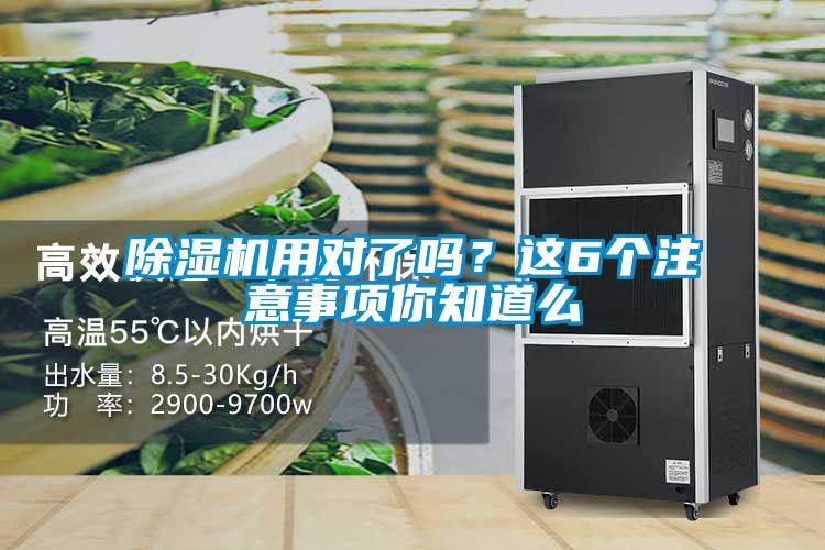 除濕機(jī)用對了嗎？這6個(gè)注意事項(xiàng)你知道么