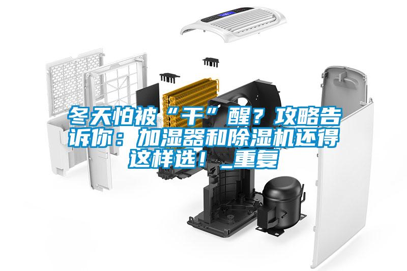 冬天怕被“干”醒？攻略告訴你：加濕器和除濕機還得這樣選！_重復
