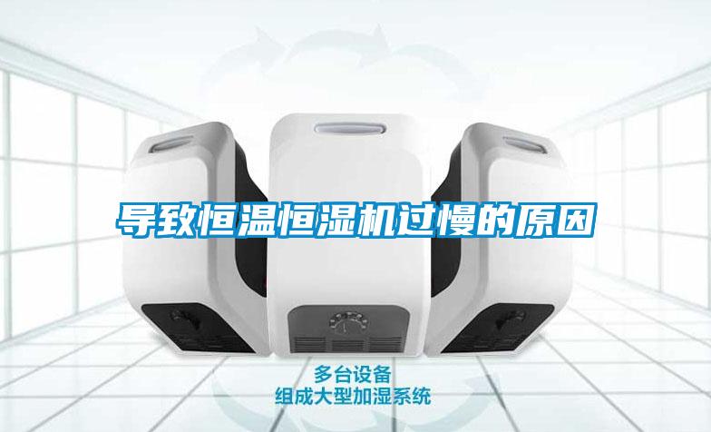 導(dǎo)致恒溫恒濕機過慢的原因