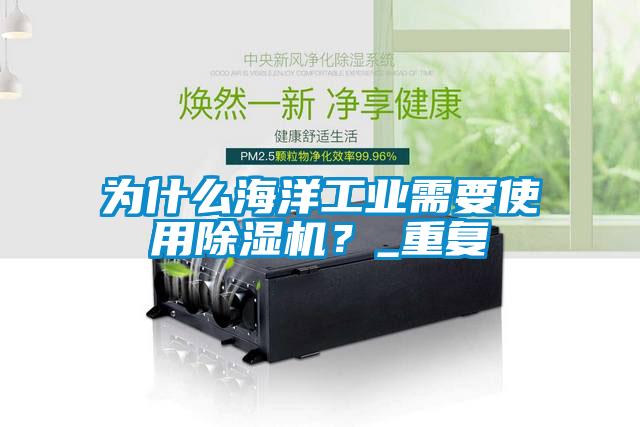 為什么海洋工業(yè)需要使用除濕機(jī)?_重復(fù)