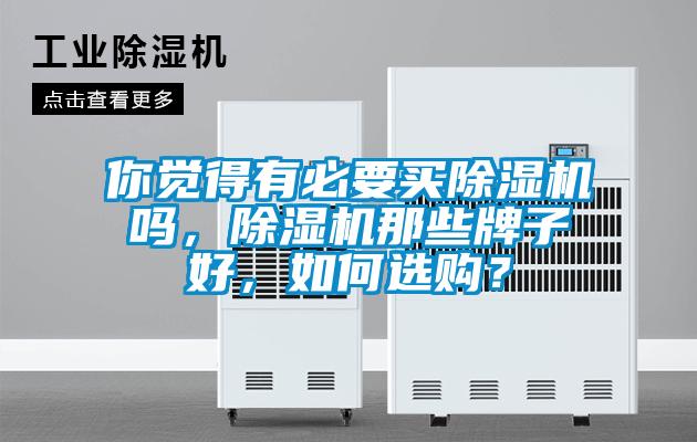 你覺得有必要買除濕機(jī)嗎，除濕機(jī)那些牌子好，如何選購(gòu)？
