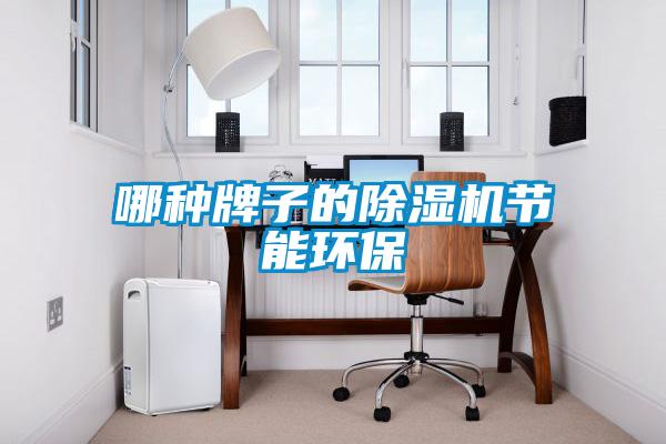 哪種牌子的除濕機節能環保