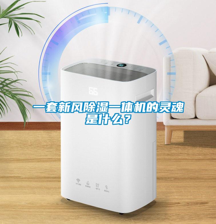 一套新風除濕一體機的靈魂是什么?