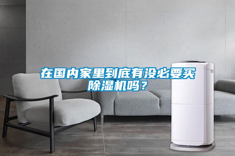 在國內(nèi)家里到底有沒必要買除濕機嗎？