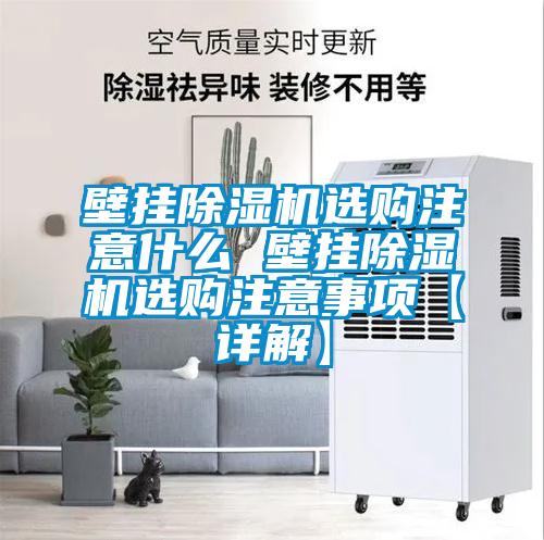 壁掛除濕機(jī)選購注意什么 壁掛除濕機(jī)選購注意事項(xiàng)【詳解】