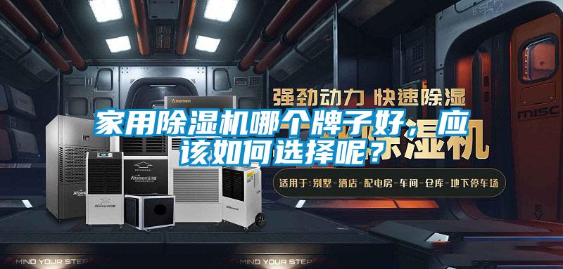 家用除濕機哪個牌子好,應(yīng)該如何選擇呢?