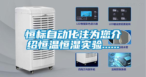 恒標(biāo)自動化注為您介紹恒溫恒濕實驗......