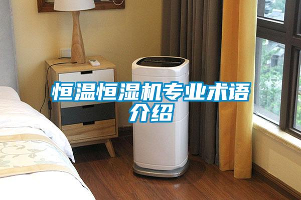 恒溫恒濕機(jī)專(zhuān)業(yè)術(shù)語(yǔ)介紹