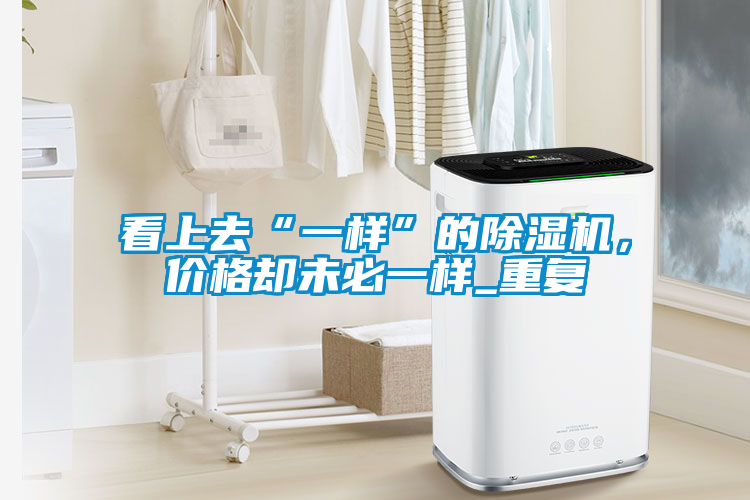 看上去“一樣”的除濕機，價格卻未必一樣_重復
