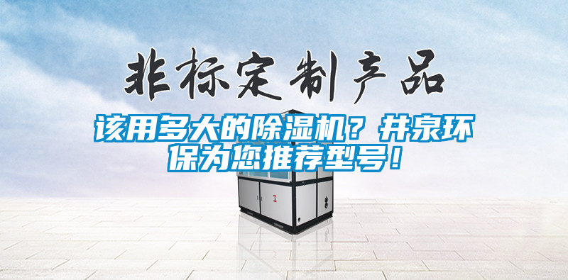 該用多大的除濕機？井泉環保為您推薦型號！