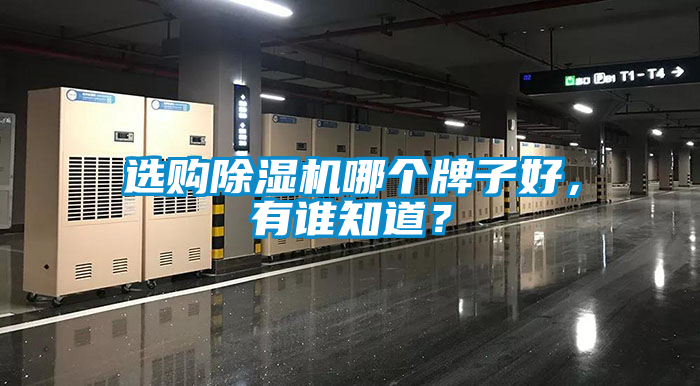 選購除濕機(jī)哪個(gè)牌子好，有誰知道？