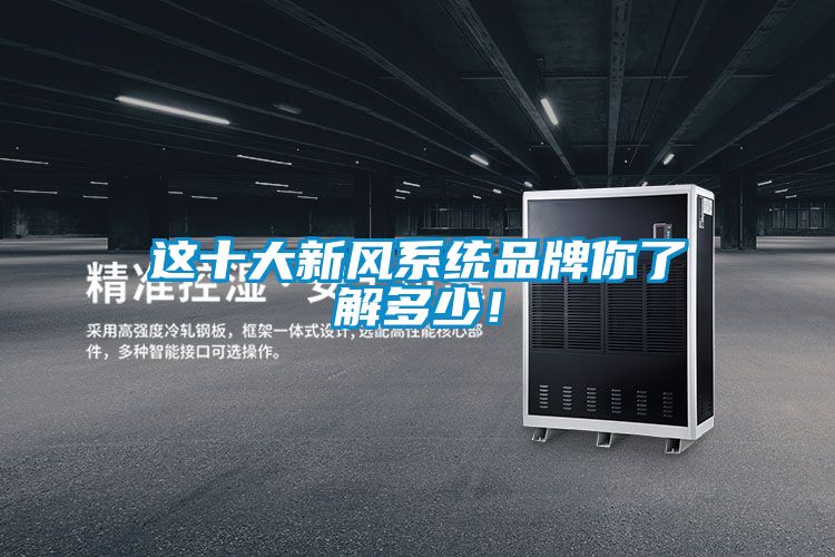 這十大新風(fēng)系統(tǒng)品牌你了解多少！