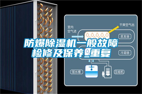 防爆除濕機一般故障檢修及保養(yǎng)_重復(fù)