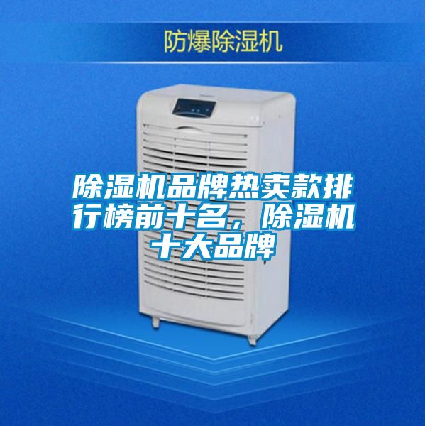 除濕機品牌熱賣款排行榜前十名，除濕機十大品牌