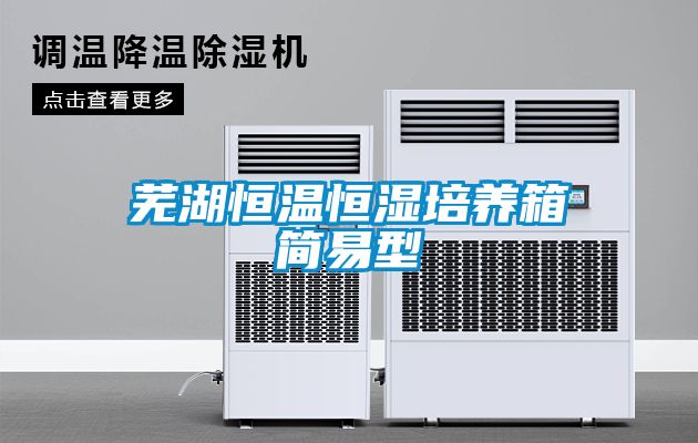 蕪湖恒溫恒濕培養箱簡易型