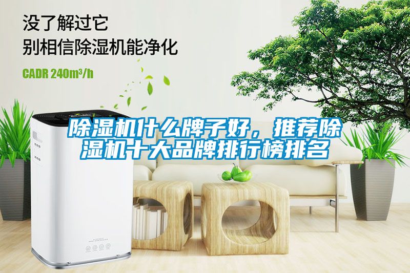 除濕機什么牌子好，推薦除濕機十大品牌排行榜排名