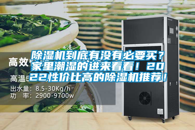 除濕機到底有沒有必要買？家里潮濕的進來看看！2022性價比高的除濕機推薦！