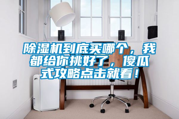 除濕機到底買哪個，我都給你挑好了，傻瓜式攻略點擊就看！
