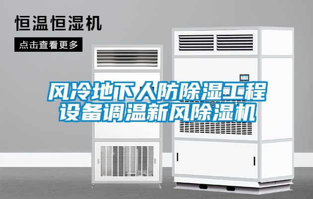 風冷地下人防除濕工程設備調溫新風除濕機