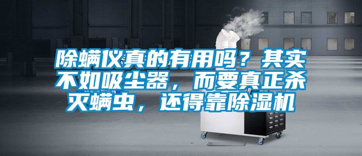 除螨儀真的有用嗎？其實不如吸塵器，而要真正殺滅螨蟲，還得靠除濕機