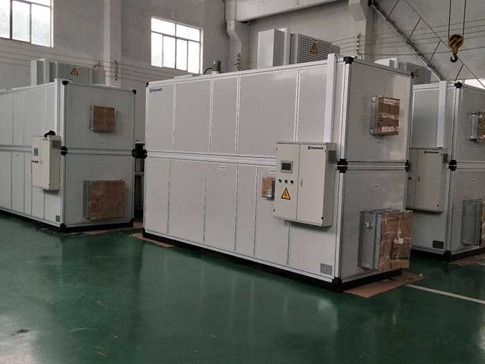 濟(jì)南銘威化工鋰電池鈷酸鋰零下40℃露點(diǎn)，三臺(tái)全新風(fēng)轉(zhuǎn)輪除濕機(jī)組